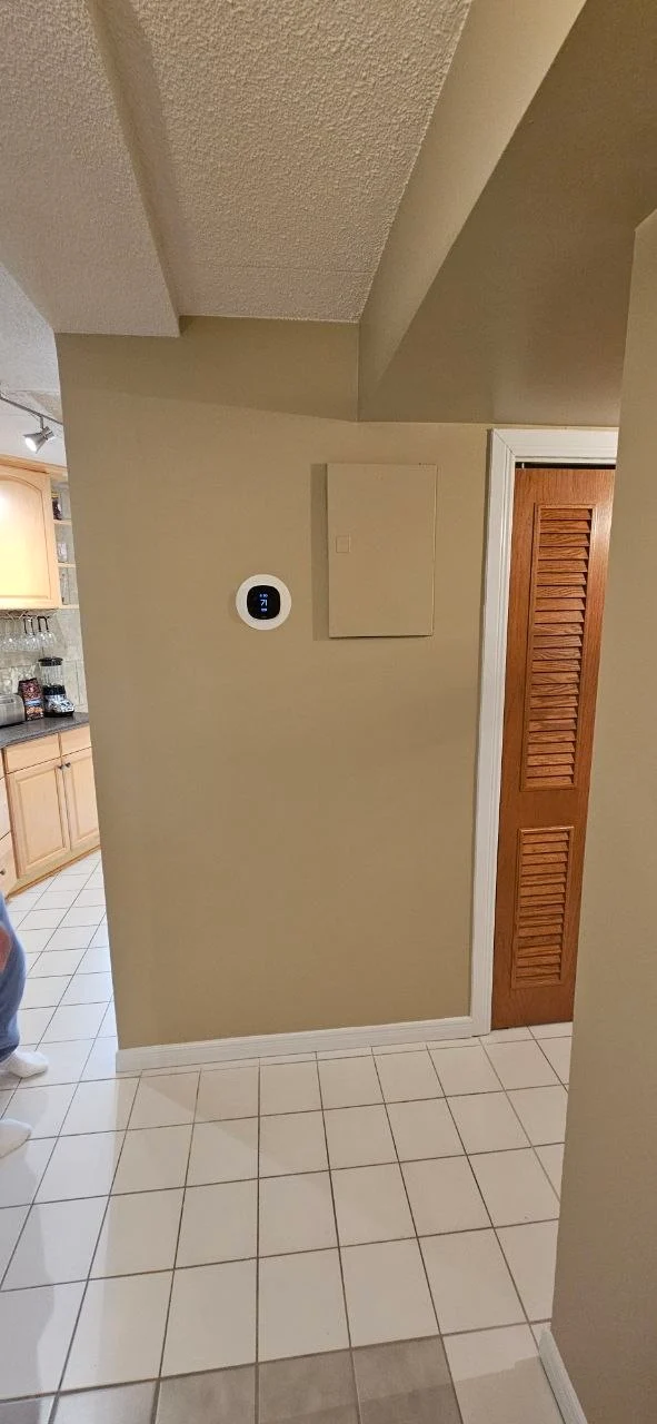 Drywall patch seamlessly blended and painted — Windsor